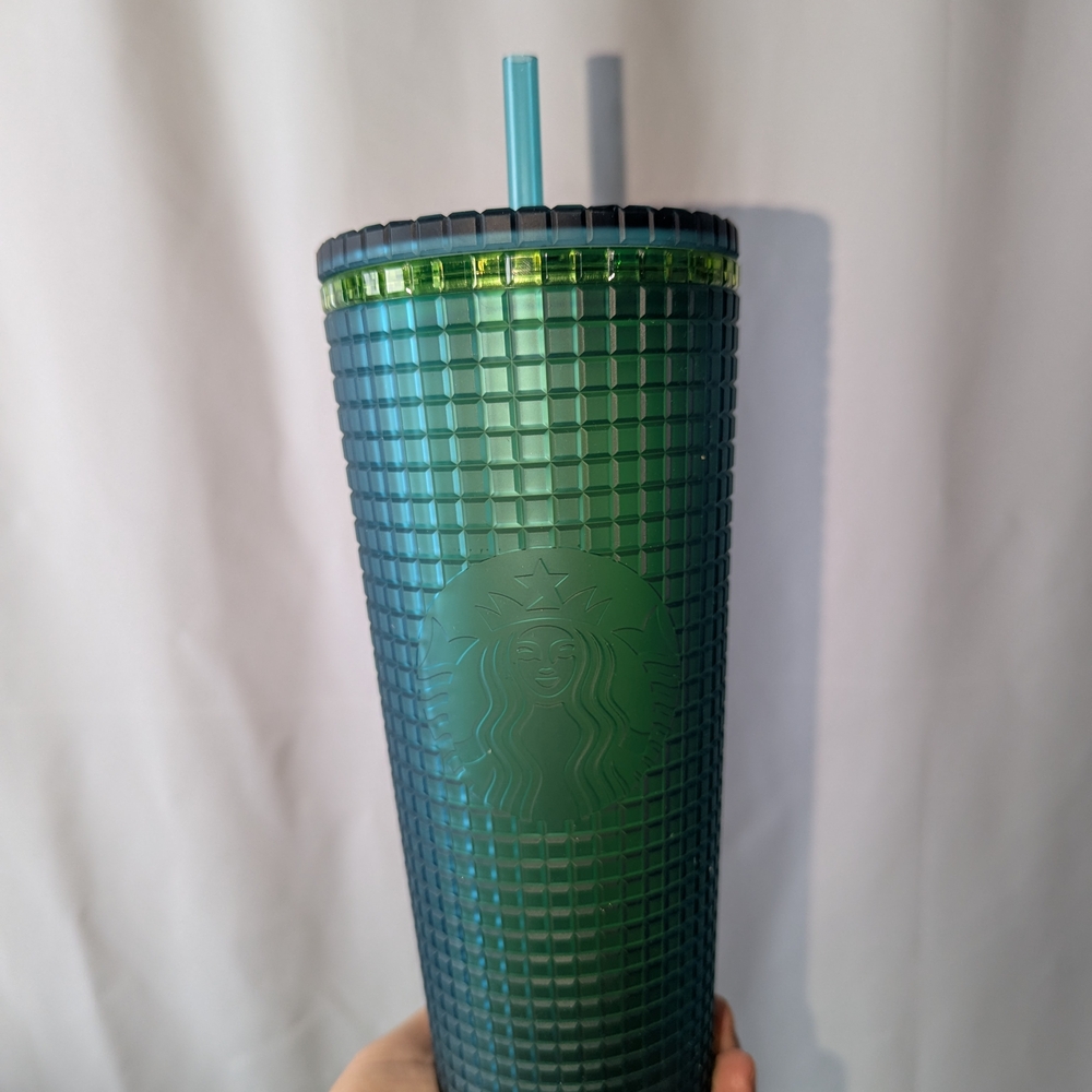 Starbucks Emerald Textured Tumbler with Straw
